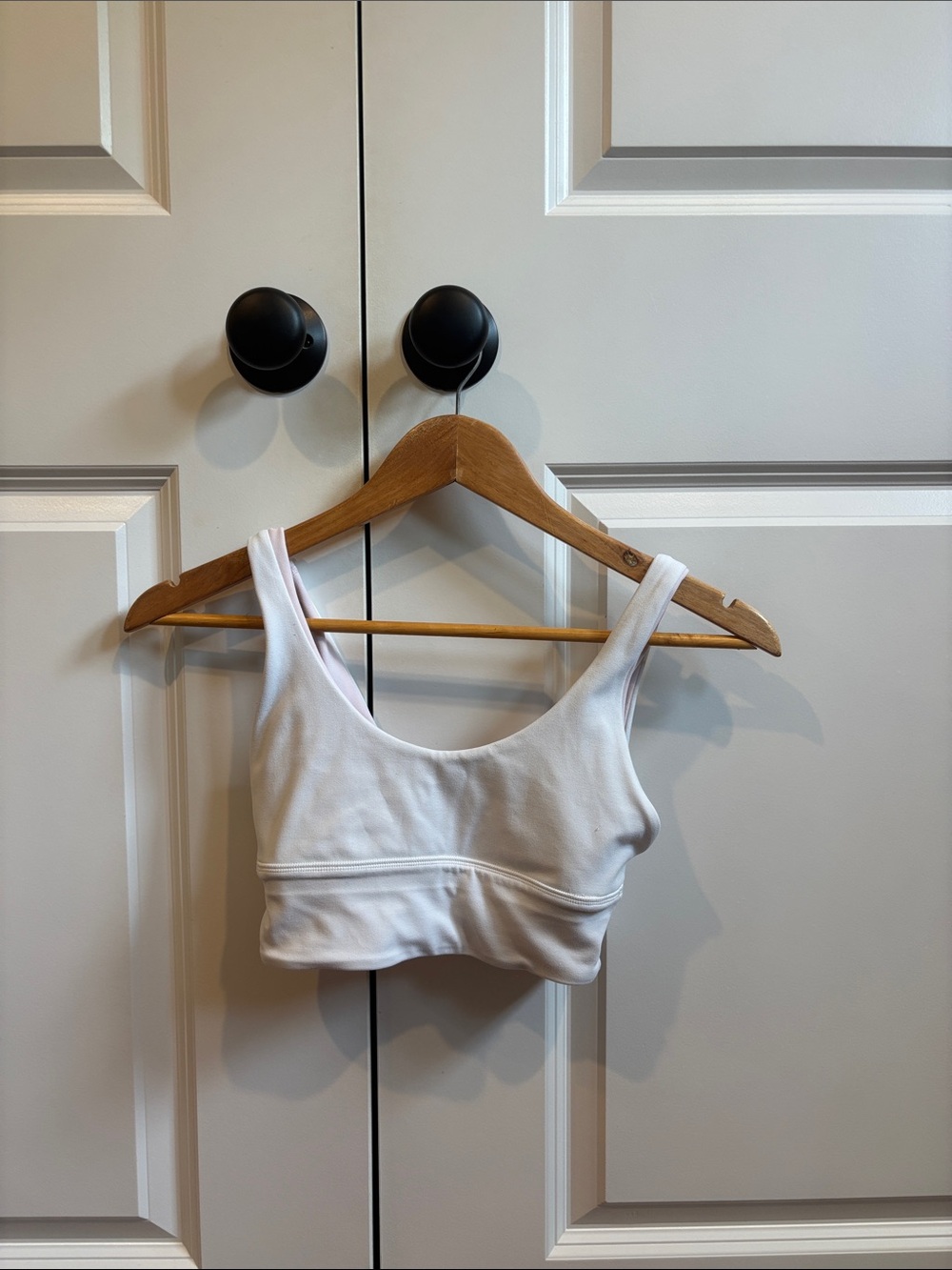 lululemon athletica reversible pink and white sports Bra